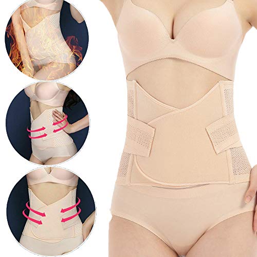 Ceinture pelvienne post-partum abricot pour récupération après césarienne - 2