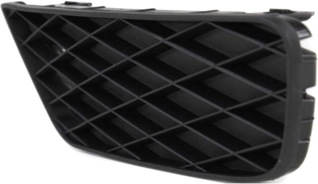 DAT AUTO PARTS Front Left Driver Side Fog Light Hole Cover Trim Fits 2009-2011 Honda Civic LX EX EX-L Sport Si sedan, Black Textured Plastic, Replaces HO1038100, 71108SNAA50