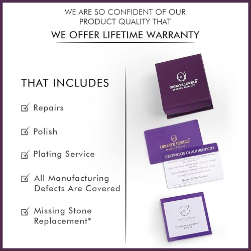 Ornate Jewels 925 Silver Real Fresh Water Pearl Drop Earring for Women and Girls | With Certificate of Authenticity & 925 Stamp | Life-time Warranty* - Image 6