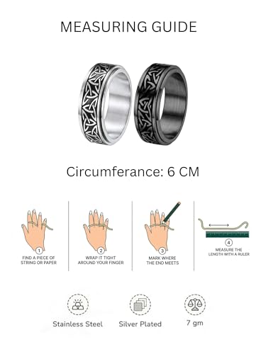 Image of Norse Code Collection Stainless Steel Rings For Men And Boys Anniversary Birthday Gifts