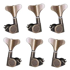 ZYZYZY Tuner Mécanique Tête 3 + 3 Scellé Bassums Tuning Clés Touches Machine Tuners pour Bass Bronze - Les Beatles, Paul McCartney, John Lennon, RIngo Starr, George Harrison ZYZYZY Tuner Mécanique Tête 3 + 3 Scellé Bassums Tuning Clés Touches Machine Tuners pour Bass Bronze – Image 2