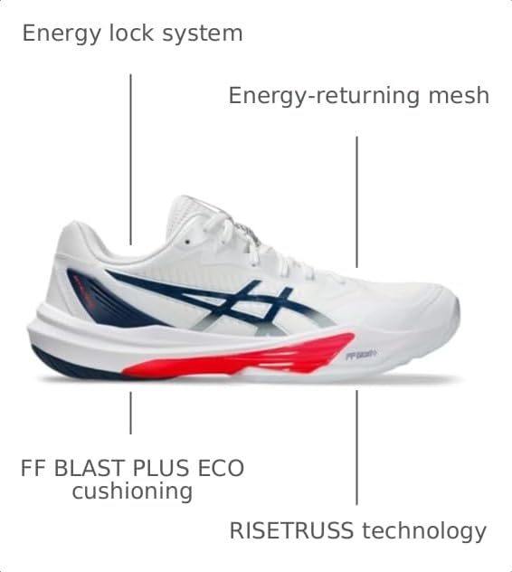 Image of ASICS Men's Sky Elite FlyteFoam 3 Volleyball Shoes