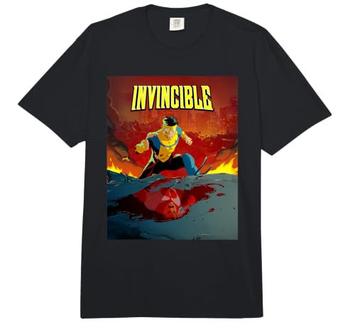 Image of Invincible & Omni-Man Bloody Reflection Poster Comfort Colors Adult Heavyweight T-Shirt