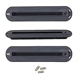 Cajas centrales: 1,27 cm de profundidad, 7,2 mm de ancho,