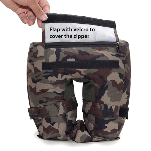wildroar Bean Bag-Green Camo- for Wildlife Photography-Prefilled 4 41F11LfoOzL