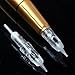 50pcs/Pack Disposable Microblading Nano Needle Cartridges Permanent Makeup Tattoo Needles for Tattoo Machine for Ombre Powder Eyebrow Lip Beauty (5P)