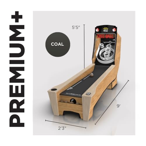 Skee-Ball Arcade Table Machine Game for Home Basement Recreation Room - Premium+ Nostalgic Classic Fun of Roll and Score - Made in The USA (Coal) - Thumbnail 6