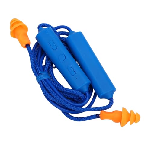 MENDUNER BT 5.3 Arbeits Ohrstöpsel mit 29 DB Geräuschreduzierung, Kabellose Nackenbügel Ohrhörer, IPX5, 20 Stunden Spielzeit für Bauarbeiten, Rasenmähen, Werkstatt, Gehörschutz, (Blue)