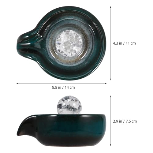 Alimentation eau fontaine sans éclaboussure via bec verseur céramique