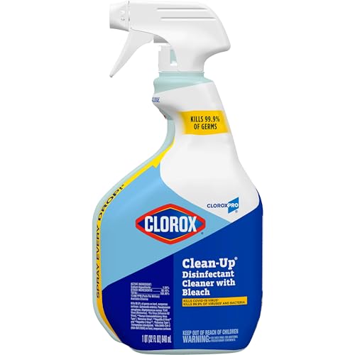 CloroxPro Clorox Clean-Up Disinfectant Cleaner with Bleach Spray, 32 Ounces