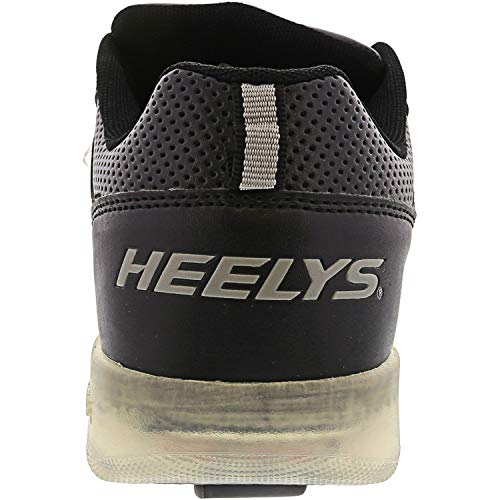 Heelys Unisex-Kids Premium Lo Wheeled Heel Shoe,black,1 M US Little Kid3