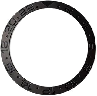 38mm Ceramic Watch Bezel Insert GMT Replacement Ring Polished Timepiece Face Inlay 30.6mm for Rolex Submariner