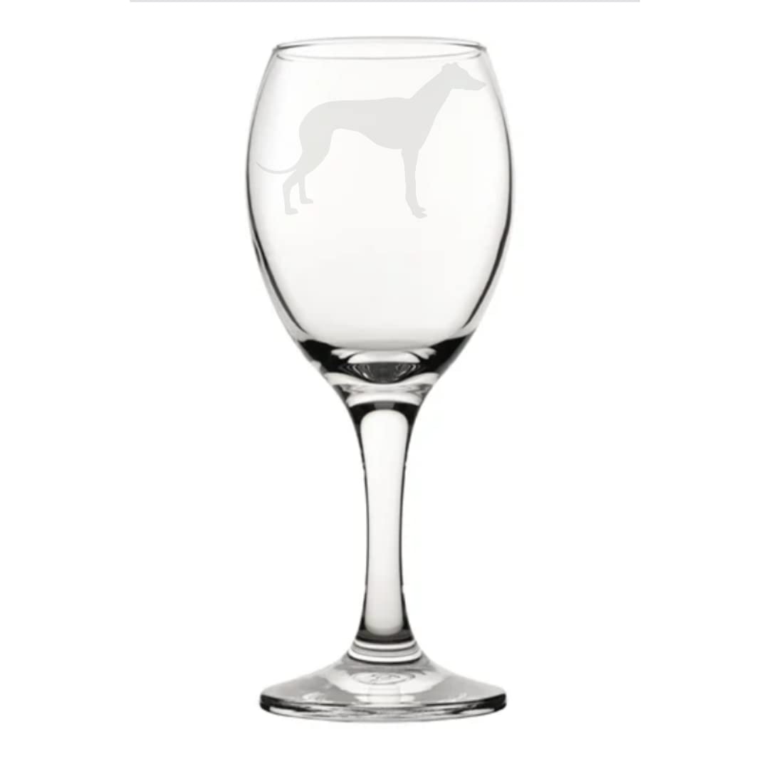 Greyhound Engraved Wine Glass, Dog, Gift for Women, Gift for men