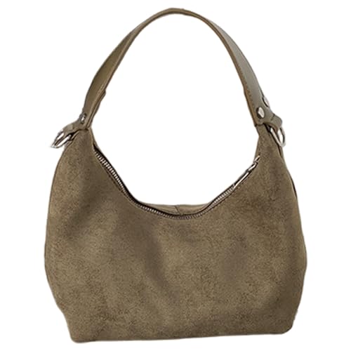 Sac en daim vert pour femme tendance : le sac de travail d'hiver facile à assortir