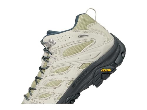 Merrell Men's Moab 3 Mid Waterproof Hiking Shoe, Talc, 8 — view 6