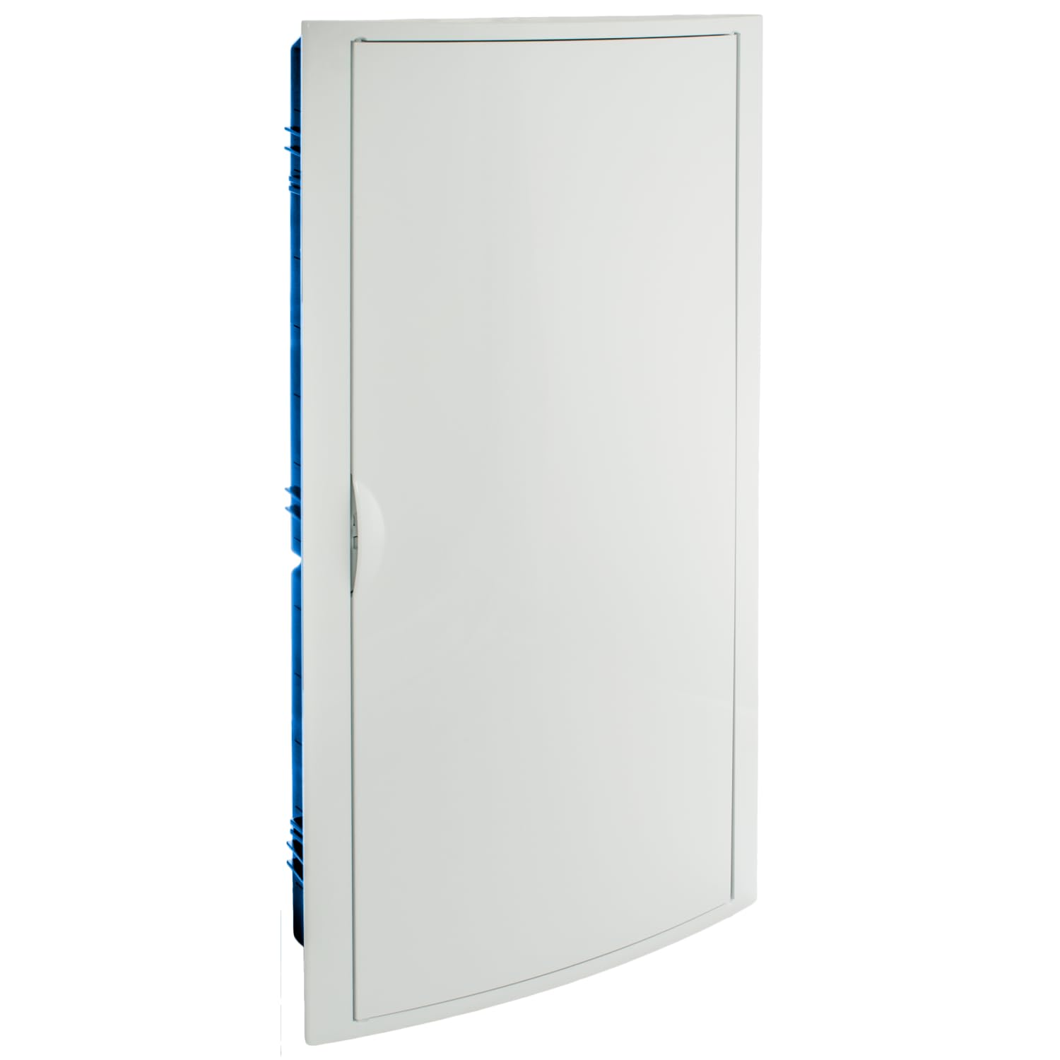 Cuadro eléctrico empotrar pladur 56 elementos marco blanco y puerta FUME SOLERA 5270HGW