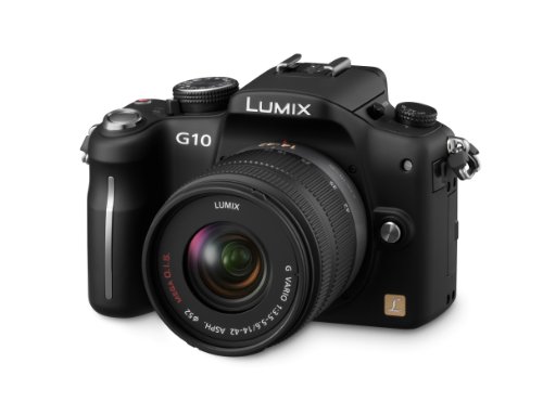 Panasonic Lumix G DMC-G10K Kit compact hybride 12,1 Mpix + Objectifs 14 42 mm Noir