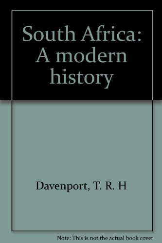 South Africa: A modern history 0802025900 Book Cover