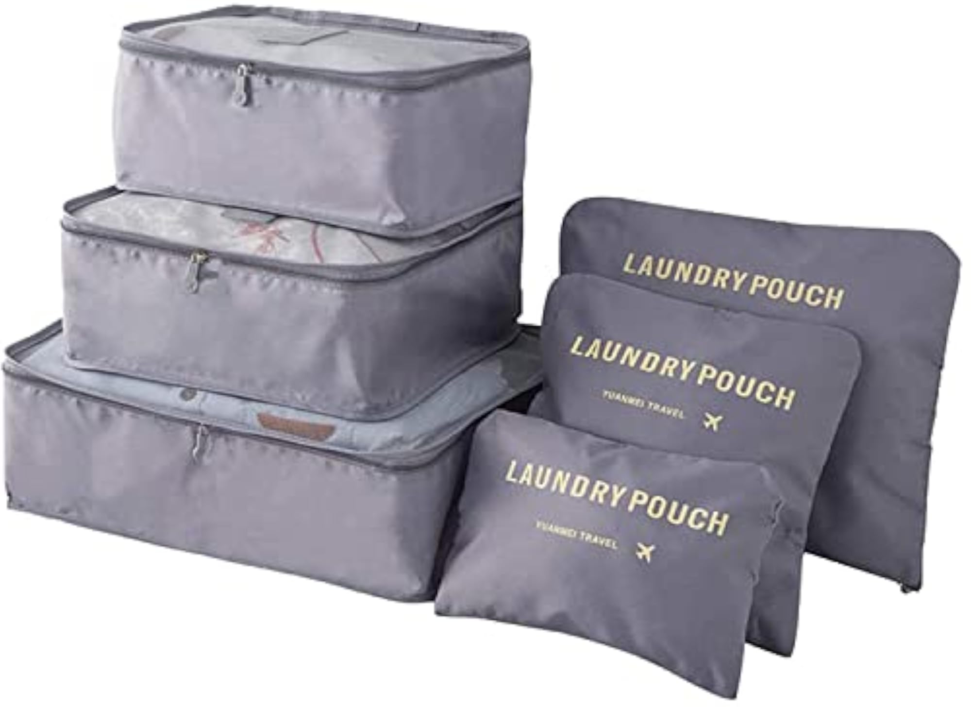 6 Pcs Travel Storage Organizer Pouch, Space Savers Bags