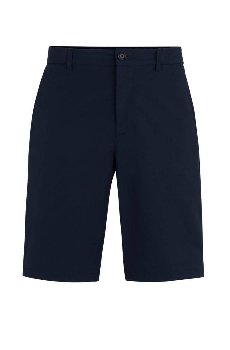 BOSS Men's S_Speedflex Shorts_Flat, Dark Blue402,
