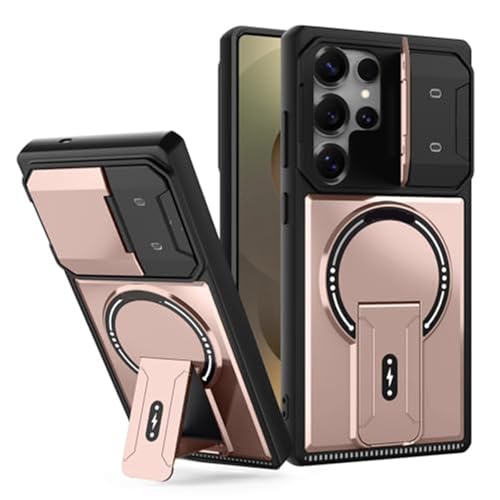 Housse Samsung S26 dorée idéale pour filmer en voyage avec son support vidéo