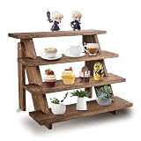 Wood Cupcake Stands - Wood Cupcake Stand Rustic, 4 Tiered Cupcake Stand Wooden, Rustic Cupcake Stand