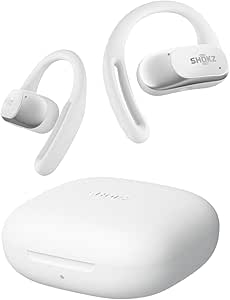 SHOKZ OpenFit Air - Open-Ear Headphones, True Wireless Earbuds, Water Resistant, Secure Earhooks for Daily Use, White asin的图片