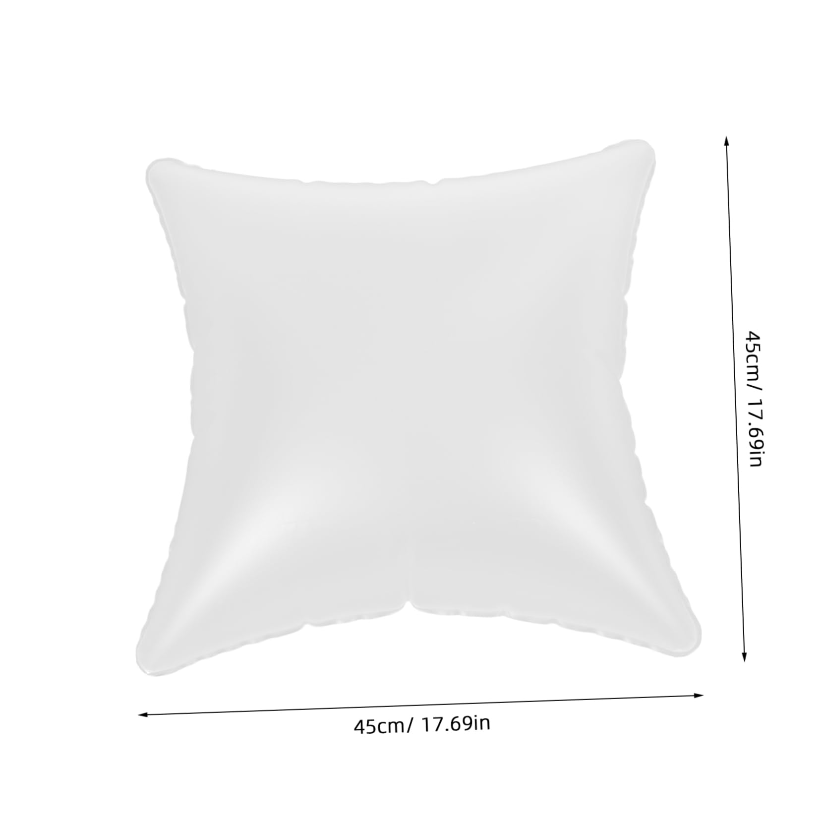 OUNONA Inflatable Pillow Insert Ergonomic Cushion for Camping Travel Home Use Height Convenient Design for Living Bedroom Car Seats