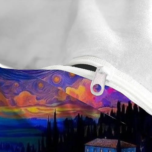Housse de couette 3 pièces sur le thème de l'espace en microfibre douce - 5