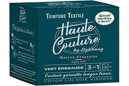 HAUTE-COUTURE Teinture Textile Vert Emeraude 350 GR Cover