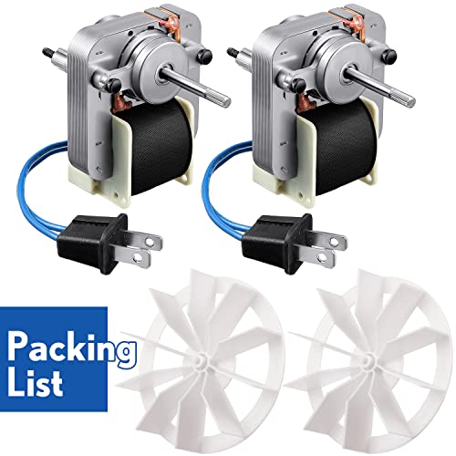 Bathroom Vent Fan Motor And Ceiling Blower Wheel Replacement Electric Motors Kit Compatible With Nutone Broan 50Cfm 120V (2 Pack) #TOP4