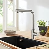 Hochdruck Wasserhahn Küche 360°Drehbare Küchenarmatur Gebürstet...