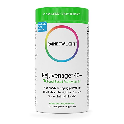 Rainbow Light - RejuvenAge™ 40+ Multivitamin - Supports Energy & Immunity in Adults Over 40 - 120 Tablets
