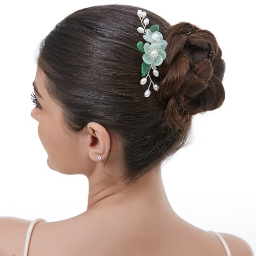 Peine decorativo floral hecho a mano SHIYANG miniatura 3