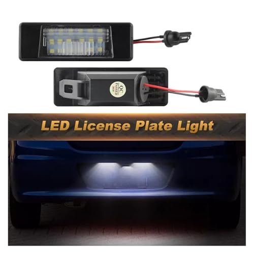 Luz de matrícula para Nissan Juke F15 de 18 luces de alta intensidad para iluminación trasera 6