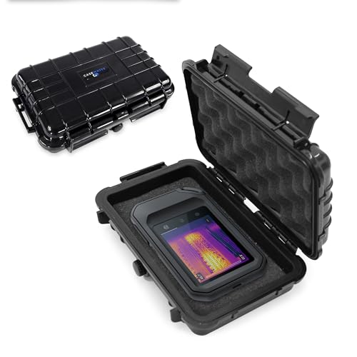 CASEMATIX Waterproof Thermal Camera Case Compatible with FLIR C8, C5, C3 & C2 – Rugged Hard Shell Travel Storage with Custom Foam Fits Flir infrared Cameras