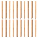 STOBOK 20本 リズムスティック ドラムスティック 木製のバチ 打楽器 音楽授業 グループ活動