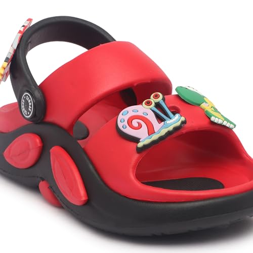 Image of Kids Cartoon Character Sports Sandals Lightweight Soft Sole Slip-On Sandals with Adjustable Back Strap for Boys & Girls