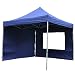 Produktbild Nexos SM936150_SL01 Profi Faltpavillon Partyzelt Pavillon 3x3 m mit 4 Seitenteilen-hochwertige Ausführung-wasserdichtes Dach 270 g/m² + Tragetasche  Farbe: blau