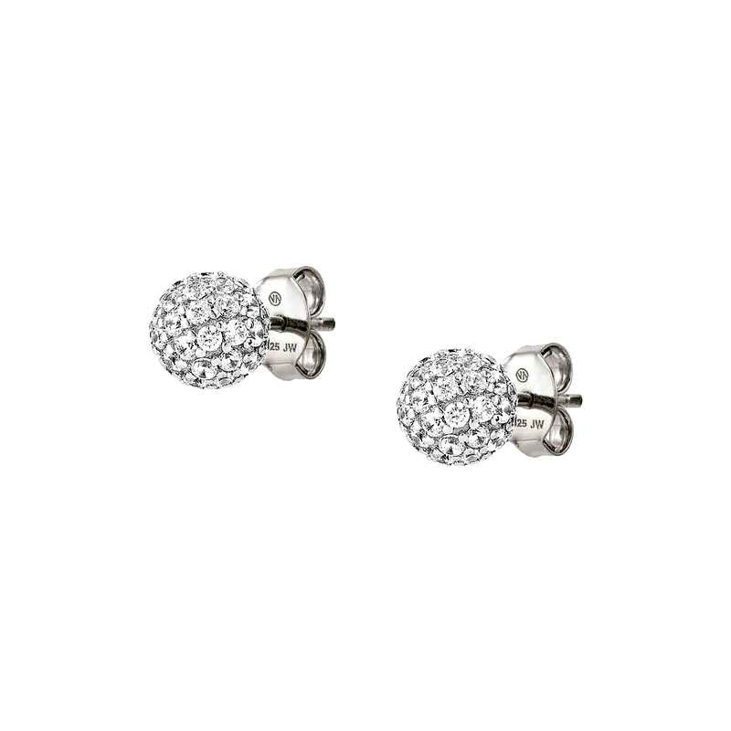 Materiale in argento 925 Nomination Orecchini Argento 925 Sfere E ZIRCONI Taglio Brillante 149007/010