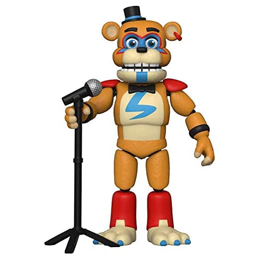 Funko POP Action Figure: Five Nights at Freddy's, Security Breach - Glamrock Fred, Multicolor