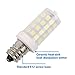 HRYSPN E12 led Light Bulb 120V 6000K Daylight White 5W 500LM Candelabra Screw Base, Halogen Bulb Replacement 15-50W, for Night Light, Refrigerator Light (Pack of 4)