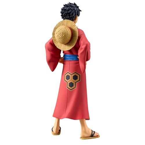 BANPRESTO Action Figure Monkey D Luffy One Piece - Dxf The Grandline Series Wanokuni Yukata Ver., 16 cm, Multicolor, BP88902P - Image 3