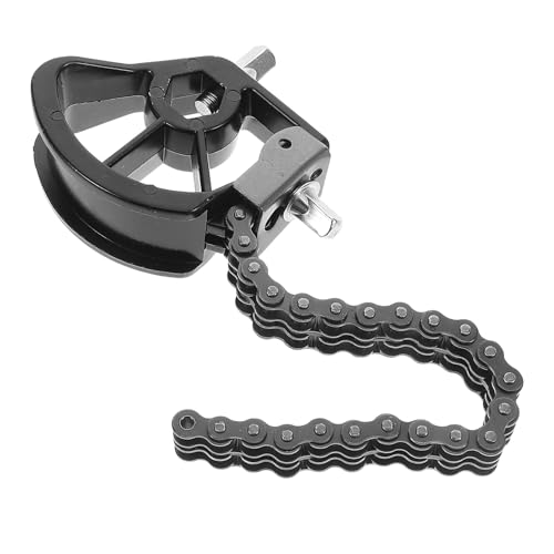 Pedal Simple para Bombo con Cadena Doble Negro miniatura 1