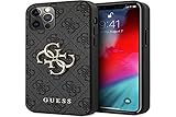 Acabado de alta calidad Guess GUHCP12L4GMGGR - Funda para iPhone 12 Pro MAX 6,7\", Color Gris con Logotipo Big Metal