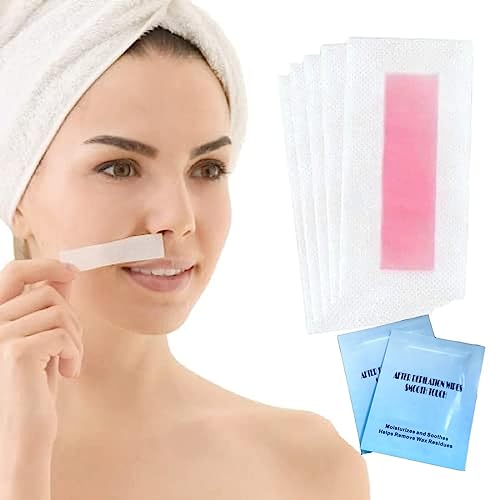 MYYNTI Facial Wax Strips 20Pcs Face Hair Removal Waxing Kit For Women Small Wax Sheet For Removing Upper Lips, Chin And Eyebrow Extra Hair Easy & Safe Wax Paper - Multi Color. (B0CBJR92ZL) Amazon Price History, Amazon Price Tracker