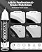 EVOOOR K1X Crystal White Pearl Tricoat Touch Up Paint Compatible with Subaru Exact Match 2 in 1 Touch up Paint for Chips and Nicks Repair with 2pcs Disposable Micro Applicators