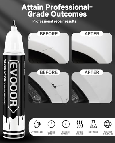 Image of 3Q3 Dark Red /Salsa Red Pearl Touch Up Paint Compatible with Toyota Exact Match 2 in 1 Touch up Paint for Chips and Nicks Repair