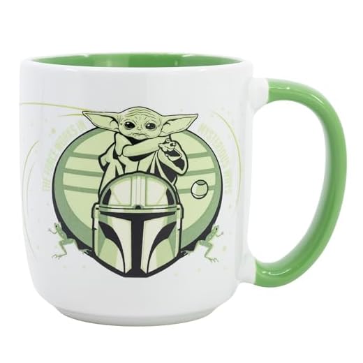 Stor Grogu & Mandalorian Elite Becher 400Ml