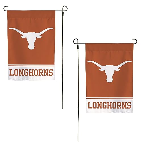 Desert Cactus University of Texas UT Garden Flag – 19 x 12 inch Texas Longhorns Banner, For Outdoor Display and Events (Design A)